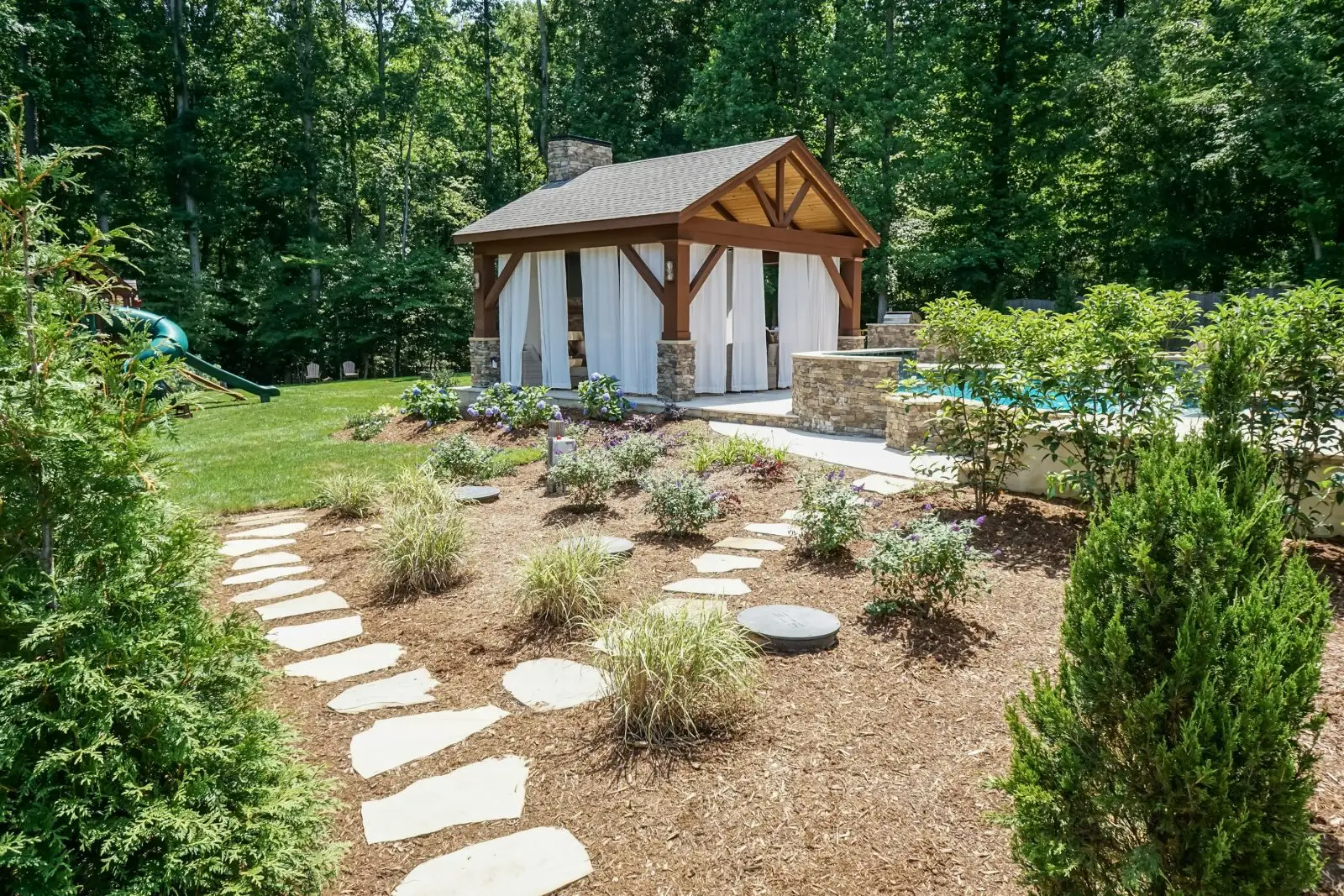 Custom Pool project landscape in Apex