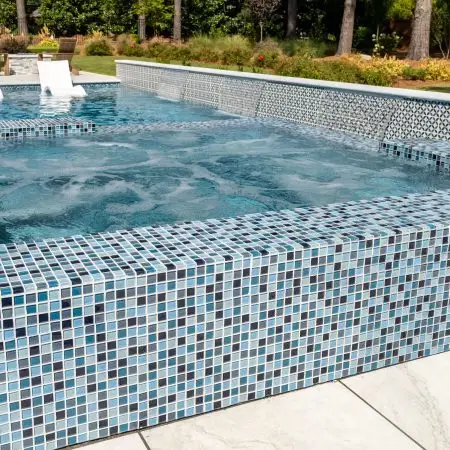 Montreaux Linear Luxury sheer descent wall - spa view in Raleigh, NC