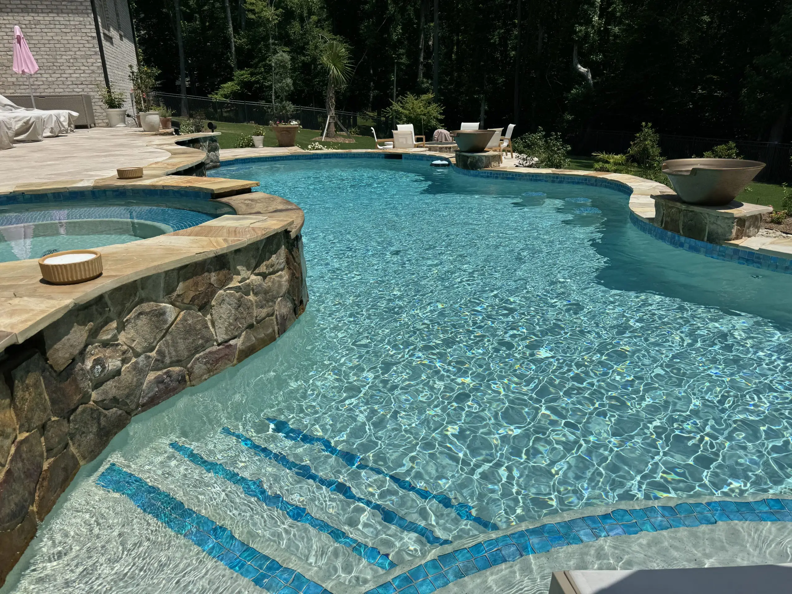 Pool tile ideas - irridescent
